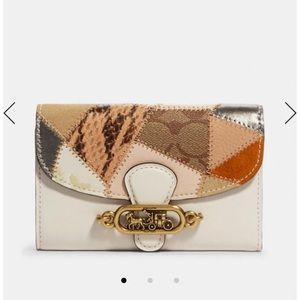 Jade Medium Envelope Wallet Patchwork